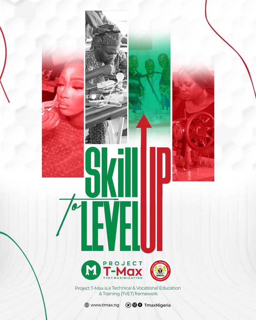 felabankolemoh's tweet photo. Skill Up - Level Up!
Project T-Max Skilled Up over 15,000 Nigerians, giving them an opportunity to Level Up!
#ProjectTMAX #tvet #skills #training #educacion #skillup #fbo #felabankolemoh https://t.co/RTtwgCnK0C
