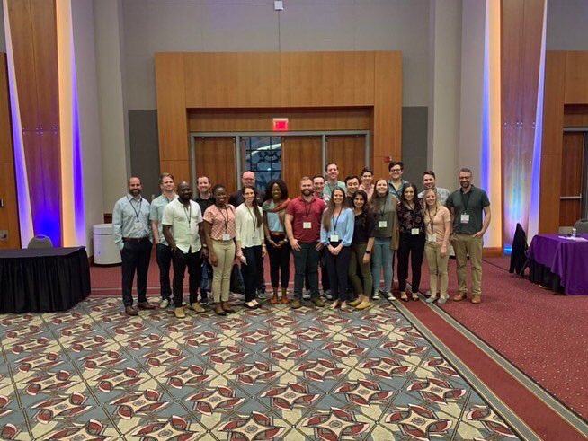 DaphneyDorcius's tweet photo. Shout out to the phenomenal group of @OSU_ANESRes ! So proud to call you my colleagues and friends ! Thank you to Drs. @DoctorStahl, Lipps and Lawrence for being unparalleled faculty mentors to us all ! We appreciate you ! GO BUCKS https://t.co/6aJELW98s9