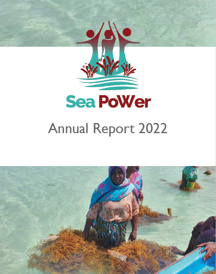 Our Annual Report for 2022 is available! Find out more about our activities and achievements in our first year  as a NGO: seapower.or.tz/publications/a…
Thank you to our #SeaPoWerSisters, donors, partners.
#seaweed #innovation #empowerment #Zanzibar
<a href="/SoulfishRnC/">Cecile Brugere</a> <a href="/MsuyaFlower/">Flower Ezekiel Msuya</a>