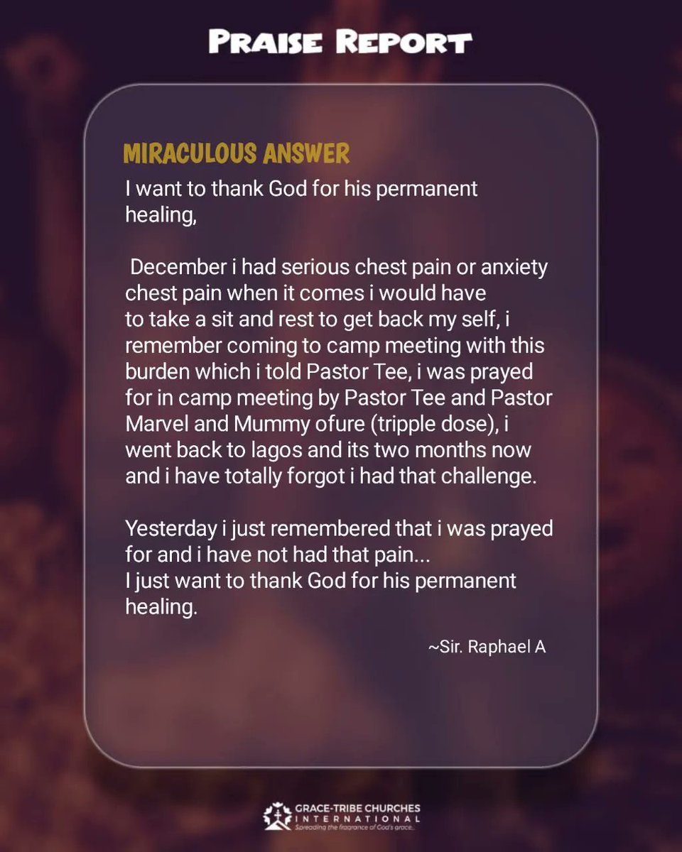 gracetribeintl's tweet photo. The love of God knows no bounds,
The faithfulness of God knows no end......
....this ones 👇 have experienced that.
Read and be blessed.
#Gracetribe #GTCI #Praisereports #movement #BLACKPINKatCoachella #LOVEISBLINDreunion #LoveIsBlindS4 #กอดเฮียแน่นๆ https://t.co/mvLIhAdTHH