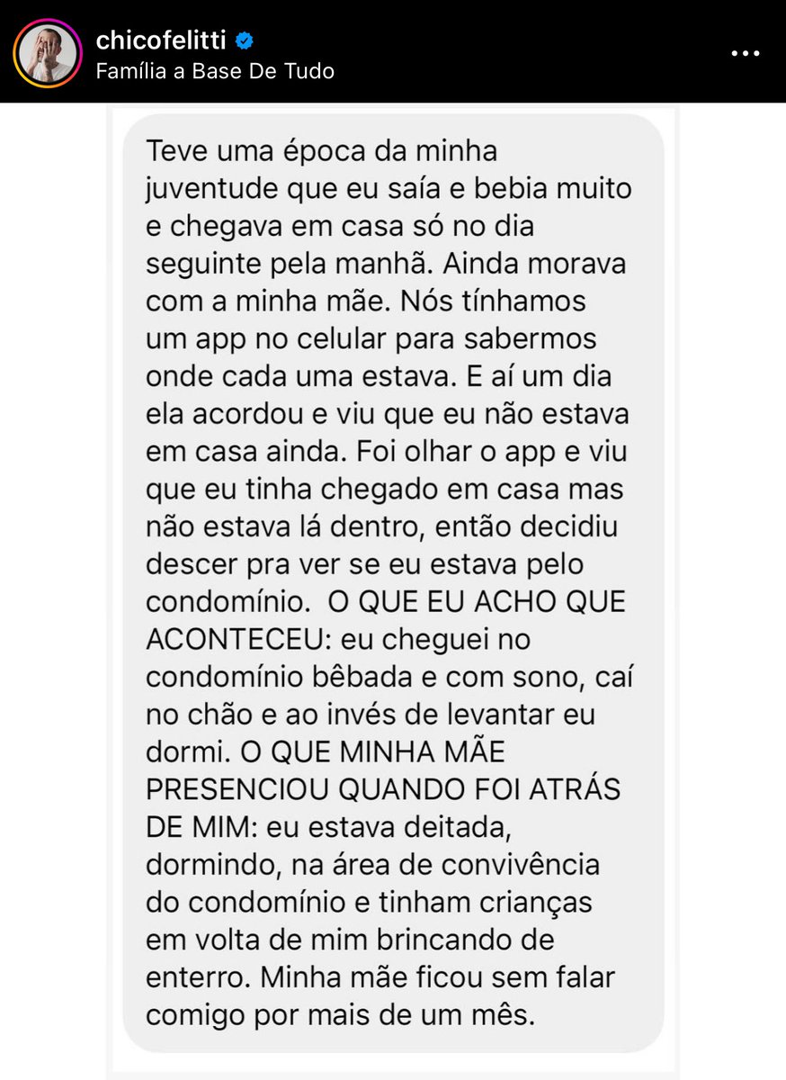 passando mal com esse relato no instagram do <a href="/chicofelitti/">Chico Felitti</a>