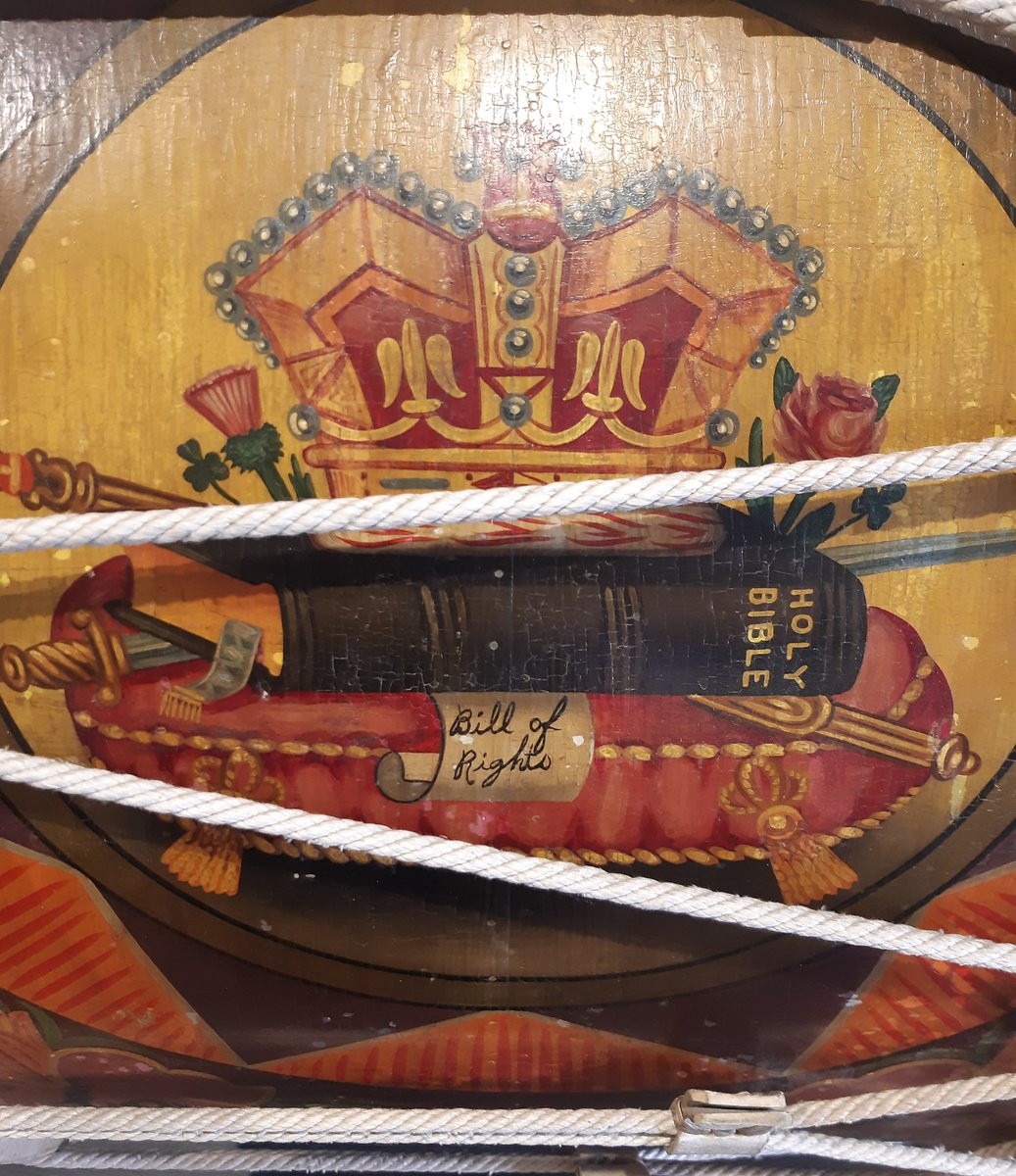 Orange Heritage (@orangeheritage) on Twitter photo The Museum of Orange Heritage Belfast is currently finalising its next temporary exhibition – Liberty. We are asking if any lodges have the Bill of Rights featured on their banner or bannerette.
If so you, can you contact our curator Jonathan Mattison via jonathan@goli.org.uk. The Museum of Orange Heritage Belfast is currently finalising its next temporary exhibition – Liberty. We are asking if any lodges have the Bill of Rights featured on their banner or bannerette.
If so you, can you contact our curator Jonathan Mattison via jonathan@goli.org.uk.