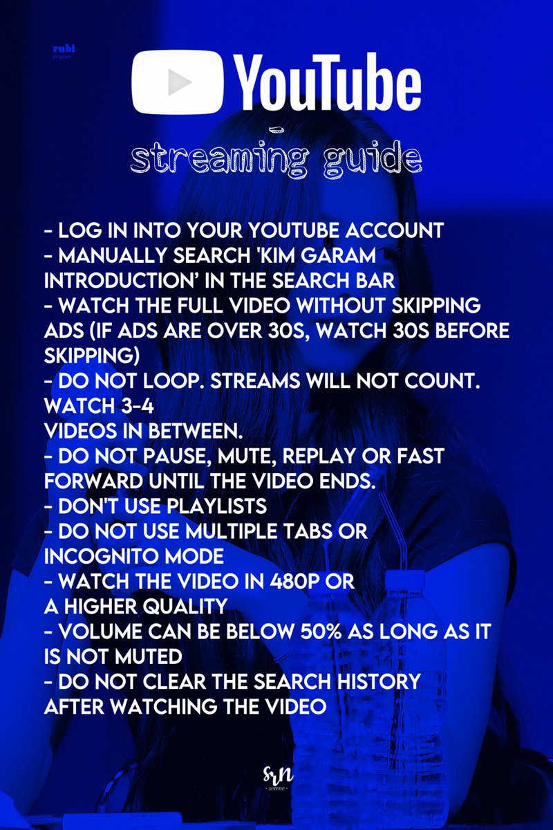 garamfanbase's tweet photo. Streaming Guide for serenes! https://t.co/WinPCFgwww