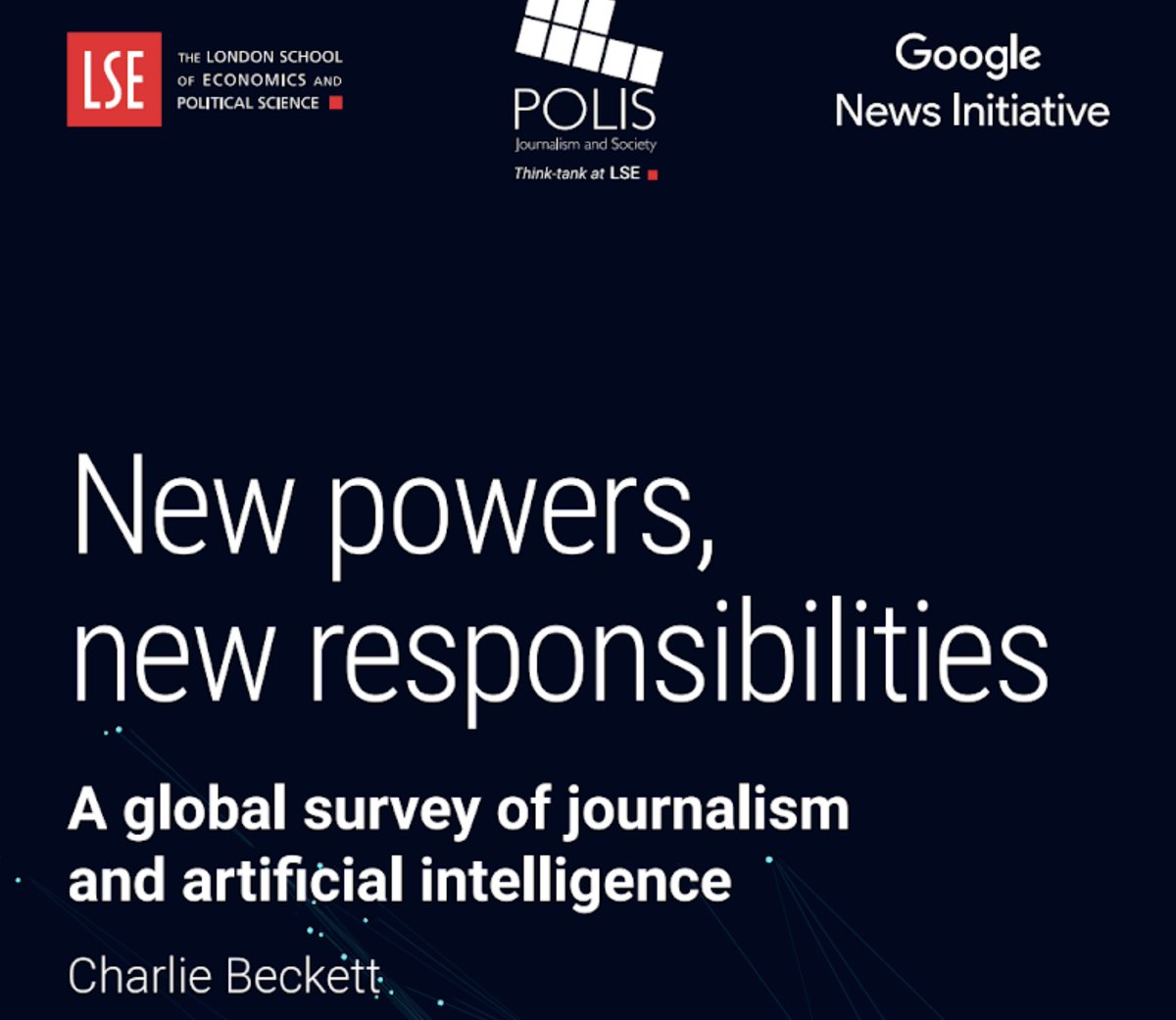 We're doing a new global survey of how newsrooms are using AI. Please contact me if you'd like to be included in the research. We need less than an hour of your time. It's four years since our last report which helped us shape the #JournalismAI project #AI blogs.lse.ac.uk/polis/2019/11/…