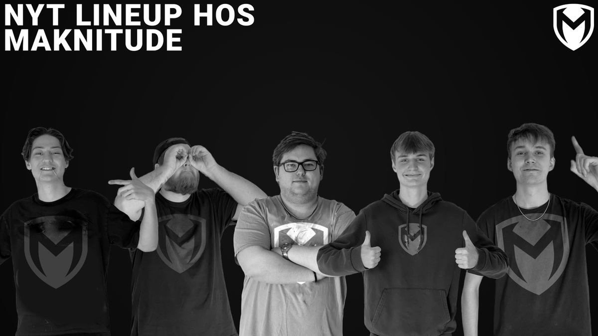 Maknitude (@maknitude) on Twitter photo Den nye sæson i <a href="/Dust2dk/">Dust2 🇩🇰</a>'s 1. Division starter imorgen, og derfor er vi glade for at kunne annoncere vores nye lineup for sæsonen!
🇩🇰 <a href="/PihLziNh0/">Rasmus Pihl</a>
🇩🇰 <a href="/Smokeycs_/">Marc Bøgevang Nielsen</a>
🇩🇰 <a href="/DiirtyCS/">Frederik Jensen🐉</a>
🇩🇰 @Logic_newbie
🇩🇰 @AndieCSGO
Vi glæder os til at støtte drengene og se dem udfolde sig som MAK'ere! Den nye sæson i <a href="/Dust2dk/">Dust2 🇩🇰</a>'s 1. Division starter imorgen, og derfor er vi glade for at kunne annoncere vores nye lineup for sæsonen!
🇩🇰 <a href="/PihLziNh0/">Rasmus Pihl</a>
🇩🇰 <a href="/Smokeycs_/">Marc Bøgevang Nielsen</a>
🇩🇰 <a href="/DiirtyCS/">Frederik Jensen🐉</a>
🇩🇰 @Logic_newbie
🇩🇰 @AndieCSGO
Vi glæder os til at støtte drengene og se dem udfolde sig som MAK'ere!