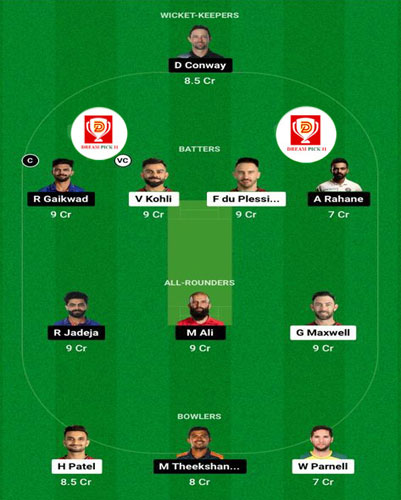 DreamPick11's tweet photo. Dream11 | Dreampick | Team11 | RCBvsCSK
#rcbvscsk #ipl20 #team11 #dream11 #dreampick #msdoni https://t.co/AjSs9Qx7ma