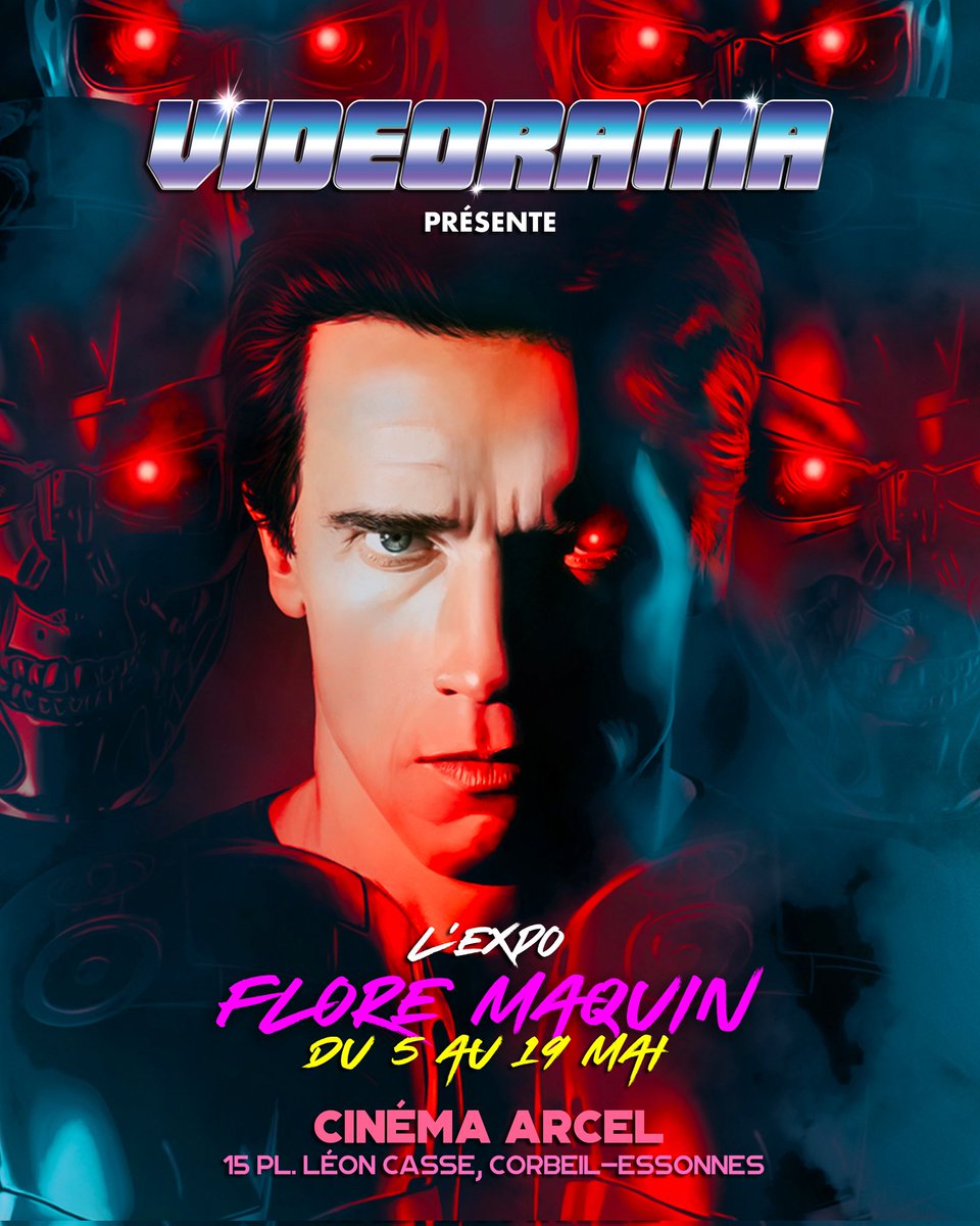 Bonne nouvelle 💣 <a href="/FloreMaquin/">Flore Maquin</a> s'exposera au cinéma Arcel 📽 du 5 au 19 mai. Elle viendra clôturer l'expo et présenter le film du mois  🎬 #art #film #movie #cinéclub #cinéma #culte #80s #90s #movieposter  #floremaquin #france #artist
