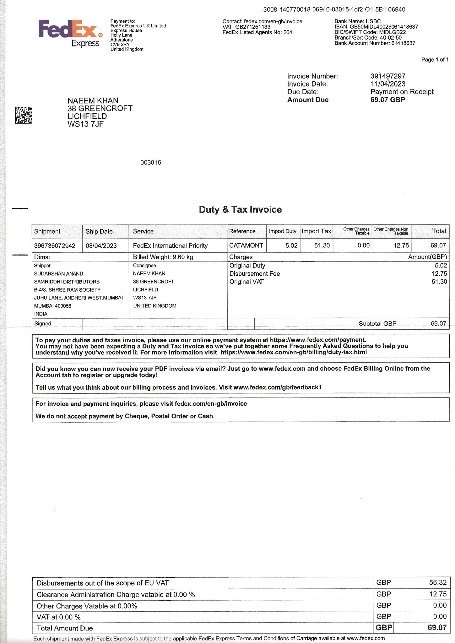 Naeem Khan on Twitter "Hello eBay_UK AskeBay , seller sent invoice