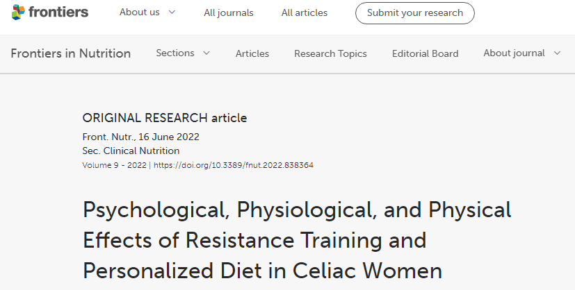 IndoInvestiga's tweet photo. 🍞¿Dieta sin gluten? Conoce la #investigación "#Psychological, Physiological, and #PhysicalEffects of Resistance #Training and Personalized Diet in #CeliacWomen" en @FrontNutrition 🔗https://t.co/IuYgOqUmiZ
DOI: https://t.co/QXNxvThbE7 https://t.co/bDPoyODQc2