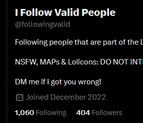 followingvalid's tweet image. followers not found error

seriously though, thank y'all so much for 400 followers!