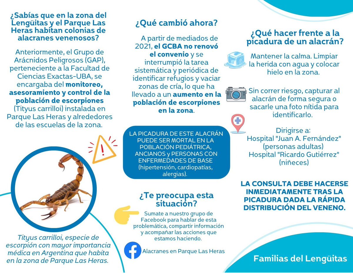 ⚠️ 🦂 #AlacranesLengüitas Información importante.  
POR QUÉ es necesario involucrar a EXPERTOS de forma URGENTE 
🫵 <a href="/Soledad_Acunia/">María Soledad Acuña</a> <a href="/horaciorlarreta/">Larreta</a>