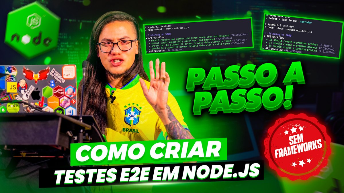 erickwendel_'s tweet photo. Sem Jest, Sem Vitest, Sem Mocha: aprenda a testar usando apenas o @Nodejs test runner NATIVO 🤯🔥
🧵/1
👉🏻 https://t.co/un2IBJ8Cq5
#javascript #nodejs #testing #softwarequality #qualityassurance #e2etesting #tooling #100daysofcode #devtips #devsecrets #techcommunity #tutorial https://t.co/vJhhAqbwrY