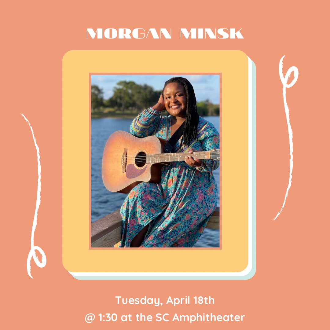 Tuesday one of our final events for the semester will be taking place in the SC Amp!! Join us @ 1:30 to watch the talented Morgan Minsk perform!!!
#funliveshere #ucabears #ucasab