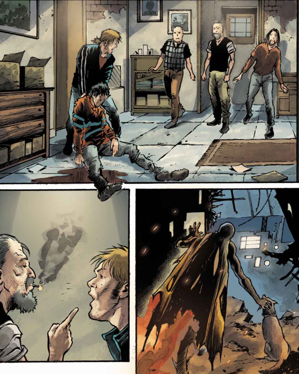 OpusPublishing's tweet photo. Coming to stores at the end of next month, Frank Frazetta's #MOTHMAN issue #1! Check out some of the interior artwork by @andreamutti9 🔥 Check in with your local comic shop and be sure they're ordering the series! @frazettagirls https://t.co/PCBupGfJcN