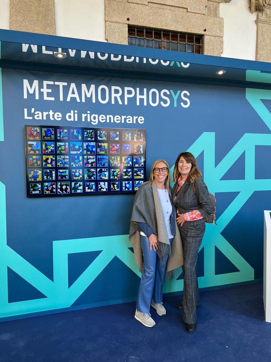 fede_francioso's tweet photo. Il @fuorisalone apre i battenti e @LaStatale offre una delle mostre più sorprendenti sul tema futuro e sostenibilità. Qui #metamorphosys è l'installazione che regala un quadro #NFT e una riflessione sull' #economiacircolare #17aprile @INTERNIMagazine @Itelyum https://t.co/EiQcClx0S9