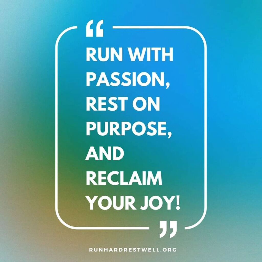 RunHardRestWell's tweet image. #quote #mondaymotivation #work #rest #balance #joy #runhardrestwell