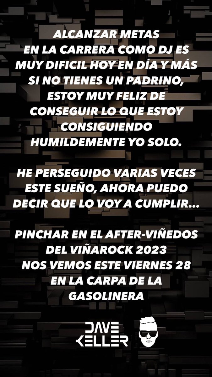 Viernes 28 Abril - AfterViñedos
#ViñaRock