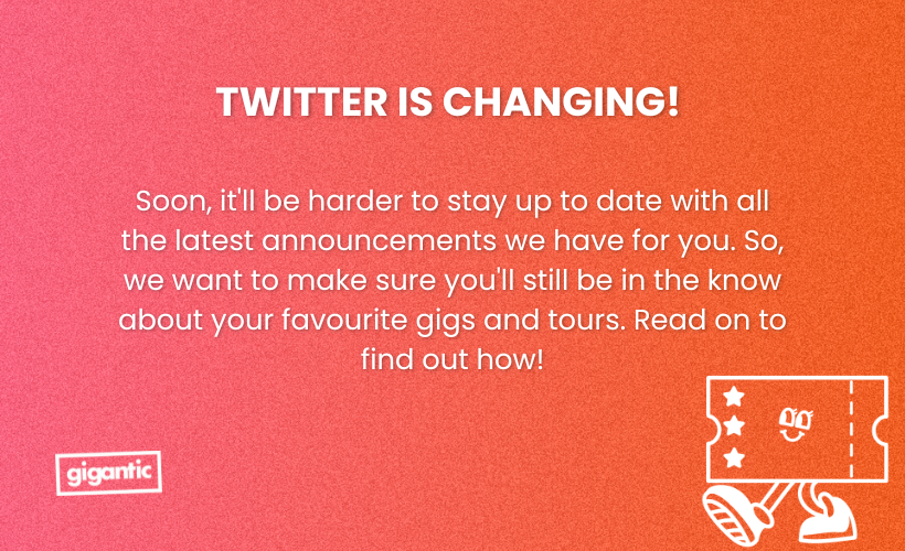 Please read below to keep up to date with us🧡🎶