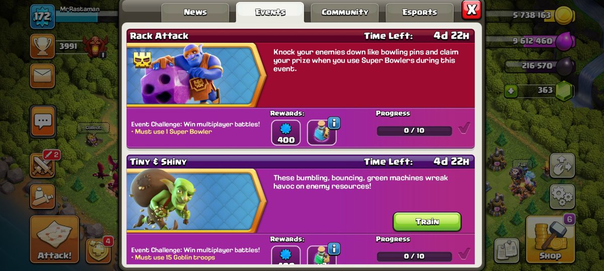 Damian29716721's tweet photo. New Events has started ๐ฃ
Let's roll stones, steal resources and smash deffenses with Hoooooog Riders! ๐
Do you use attack strategy using some of this troops?
#ClashOfClans #ClashOn #ClashEvent #HooooogRideeer #AttackStrategy https://t.co/dkRXNqjGB2