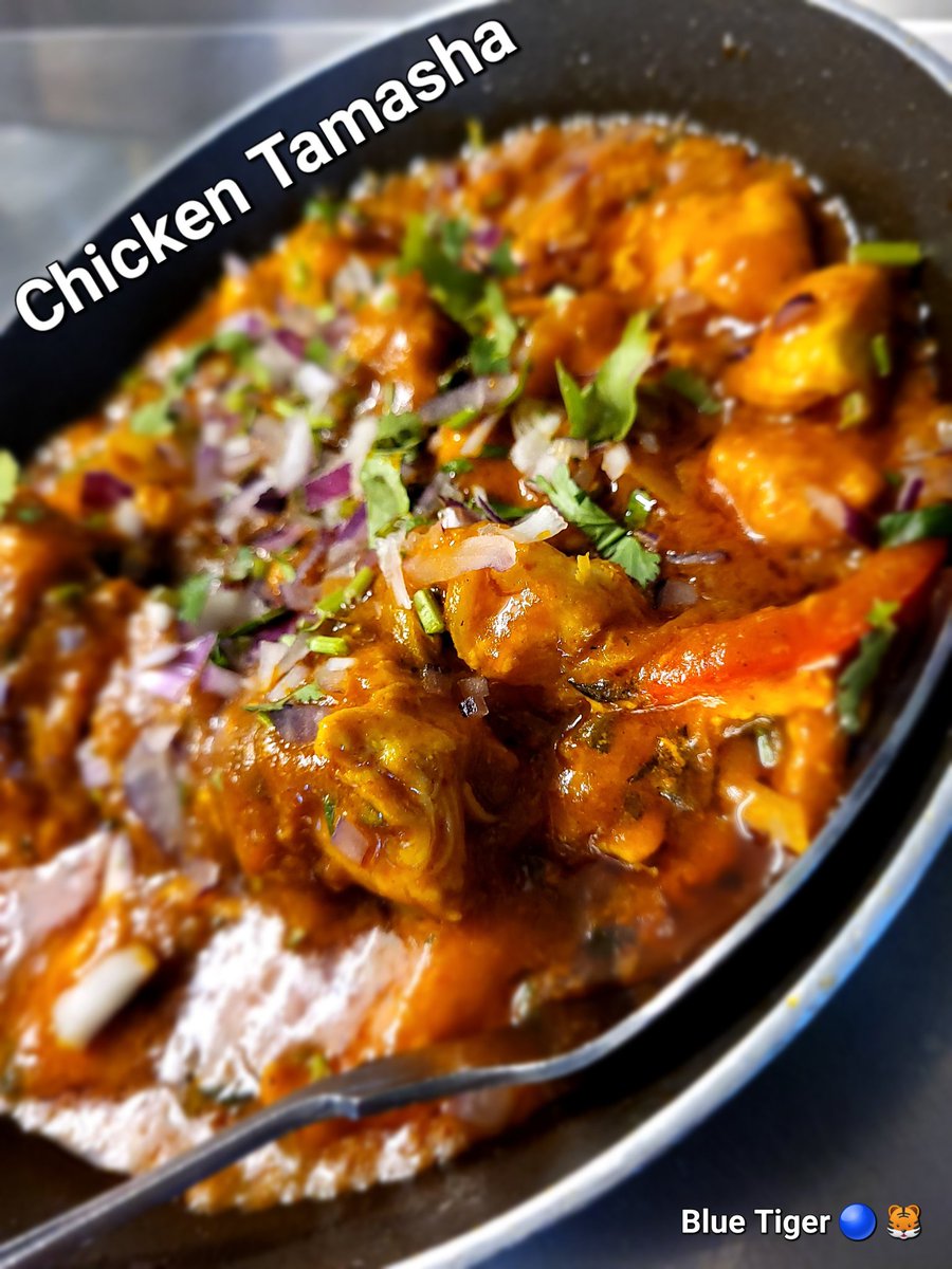 BlueTigerHonley's tweet photo. Tamasha - Flash fried with mashed ginger and herb pesto, consisting of fresh mustard, tomato and melange of herbs and spices, a finger-licking dish. Beware, Madras hot!!!

📣Open 5.00pm to 9.30pm 

https://t.co/kod3XZsDyg

@ForestersHD9 @HolmfirthEvents @HonleyBizAssoc @HonleyFC https://t.co/EgSC3UWEE1