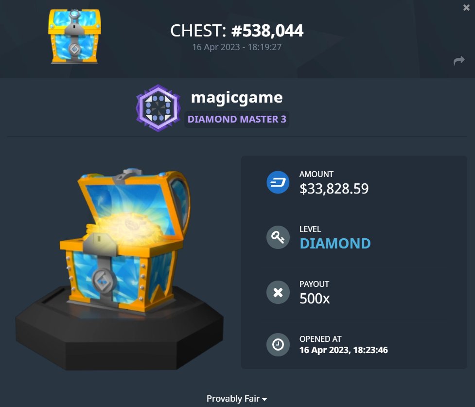 Bitsler's tweet photo. 📣 HUGE WIN!!! A lucky player cashed in big on our chest 💎💎💎 https://t.co/9Y6nhVquVY 👉👉👉 Earn a random reward in every chest up to $35,000! 💰 https://t.co/uwgTLYf5gi