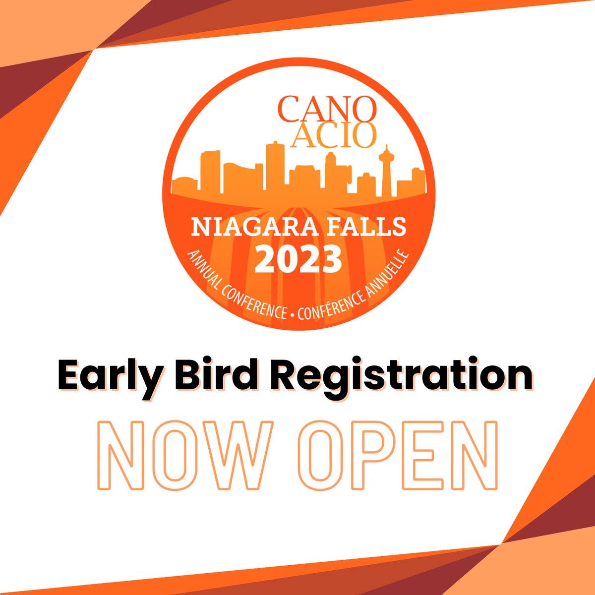 CANO_ACIO's tweet photo. Early bird registration for the #CANOACIO2023 conference is NOW OPEN!! Join us in beautiful #niagarafalls &amp; #discoverON while you grow your professional #oncology #nursing practice! Learn more: https://t.co/VLM72MY81Q #oncologyconference #nursingconference #cancercare #nurse https://t.co/DoQPDXBmQm