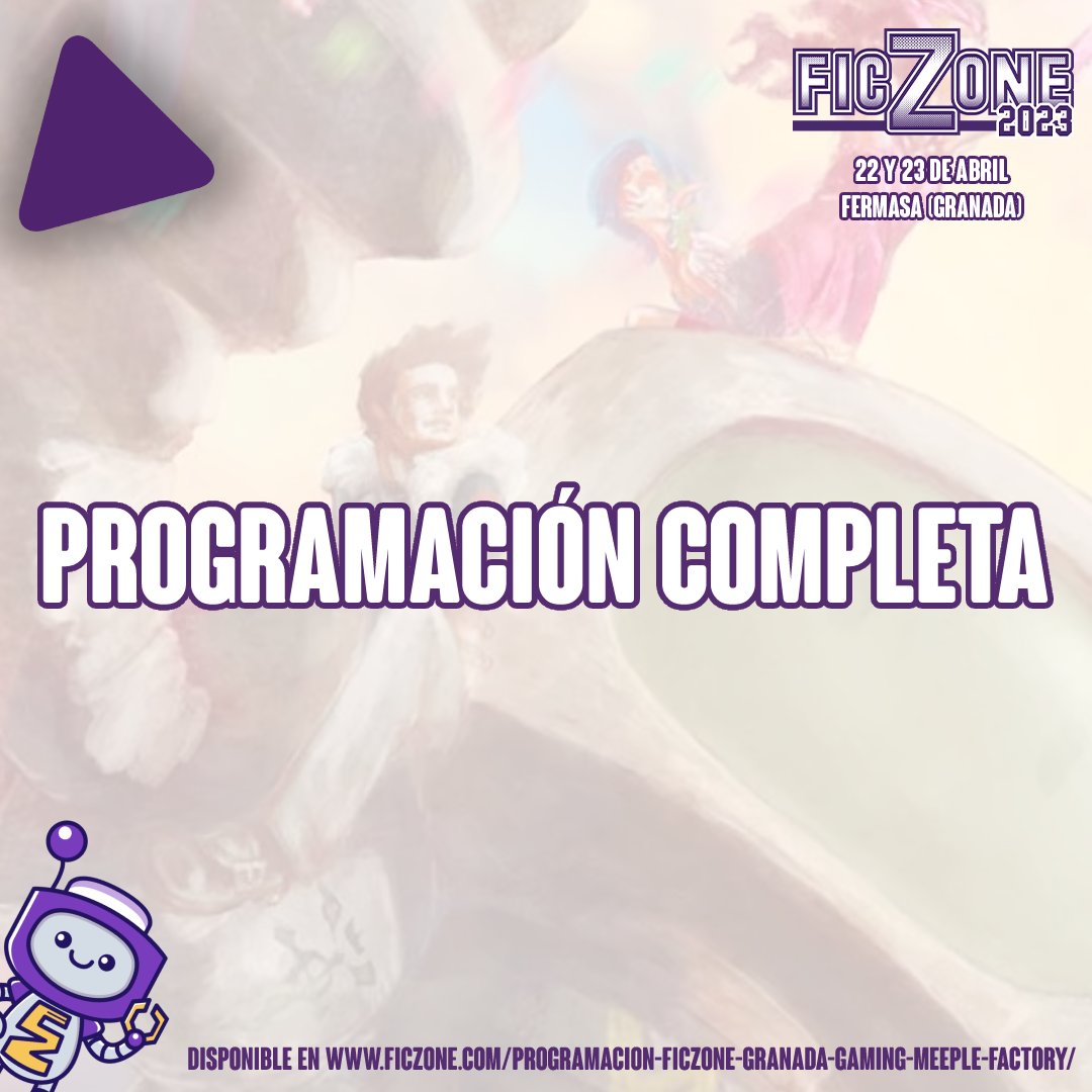 ¿Asimilando que quedan cinco días para #Ficzone2023? 

Pues atención que ya está disponible en la web la programación completa para esta edición que viene cargada de actividades, talleres, contenido y varias novedades como la Comic Zone y Meet FZ. 

ficzone.com/programacion-f…