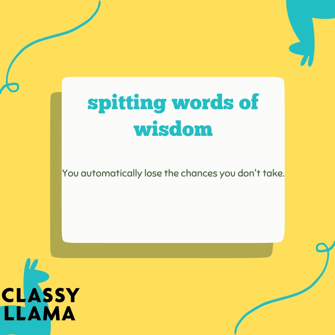 classyllama's tweet image. Monday Llamas spitting tips.
#wisdomllamas #llamaspittingtips #classyllama
#mondaywordsofwisdom #digitalmarketingsolutions #ecommerceexperts #hireaclassyllama