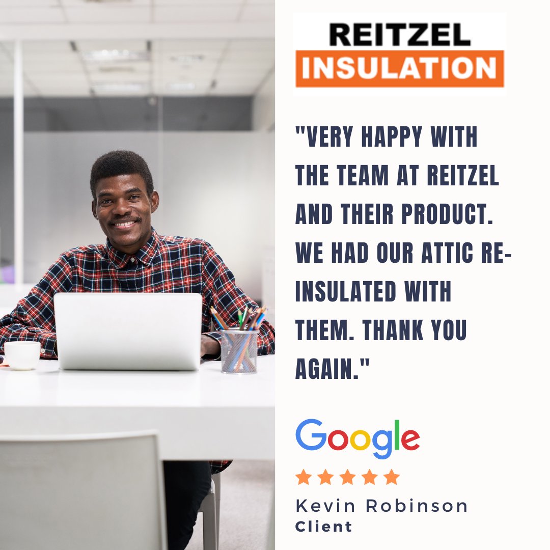 reitzelinsulate's tweet photo. We want to thank Kevin for the Google review.
Let us provide 5-Star customer service and support for your insulation needs.
📱 800-265-8869
Read all of our reviews at https://t.co/JVsXfm5u1d
#reitzel #reitzelinsulation #reviews #testimonials #insulation #insulationservices https://t.co/4cuReEGLdJ