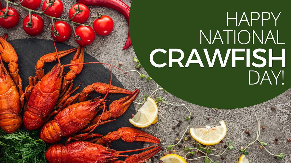Porter_Ortho's tweet photo. Happy National Crawfish Day! Let us know in the comments who you think makes the best crawfish. 

#porterorthodontics #porterbraces #batonrougeorthodontist https://t.co/q1bJ0OcBNC