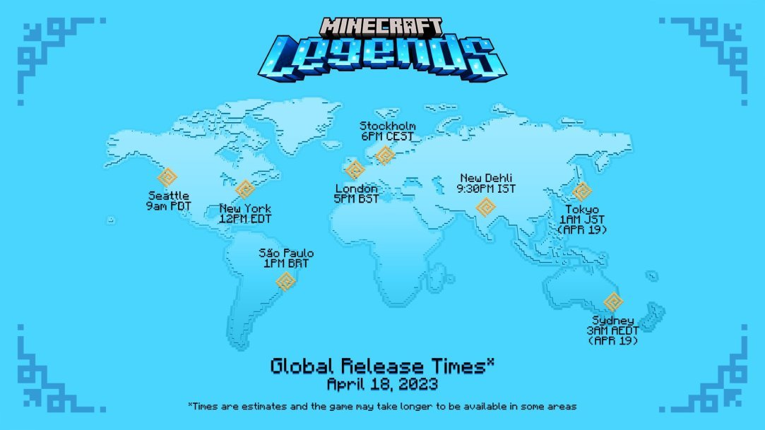 Minecraft Legends não terá truque na Nova Zelândia, confira o horário de  lançamento no Brasil - Windows Club