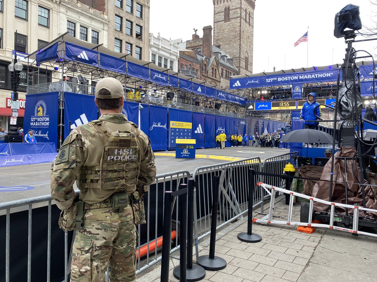 HSI New England’s Special Response Team is part of the collaborative public safety effort on the race route today. #Boston127 #BostonMarathon2023