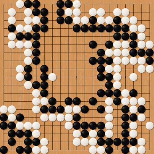 roburs's tweet photo. I got to play good player from Japan (black) who forced me to let him capture his large territory in the middle. Every move &amp; point mattered and at the end I won only by 2.5 points. GO can be extra worth it.
#go #gopanda #pandanet #weiqi #baduk #japan #vermont #vermontej https://t.co/UJDY33ww6M