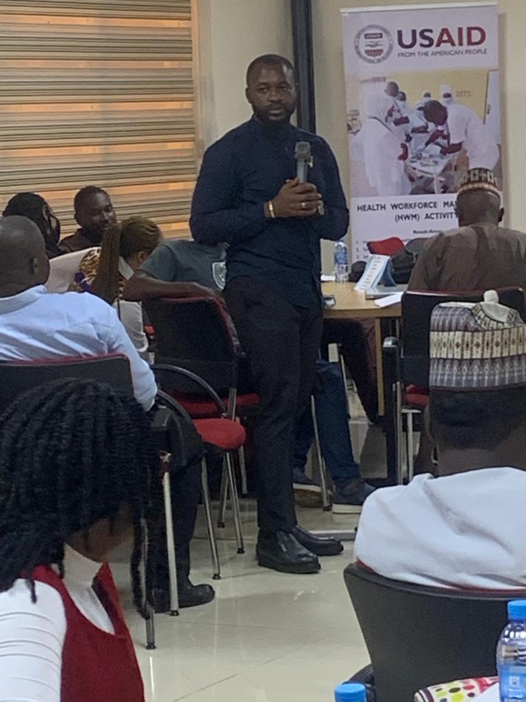 It was great to host you at our facility for your "Health Workforce Management Activity" @HWMNigeria1