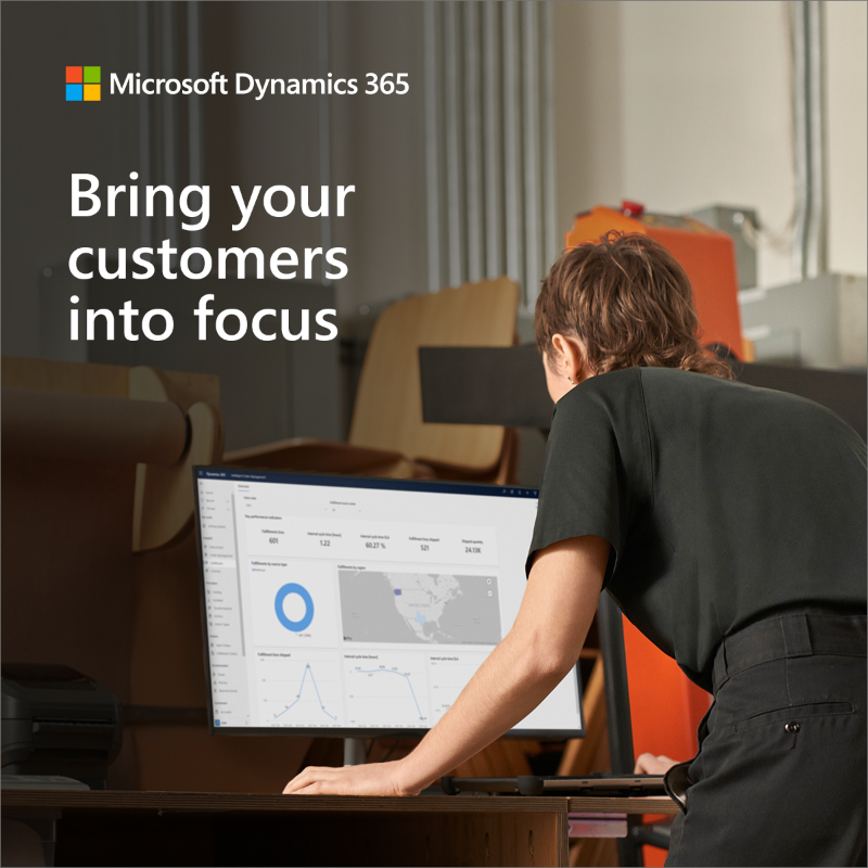 MSFTDynamics365's tweet photo. Redefine and refocus your CRM to create exceptional customer experiences.