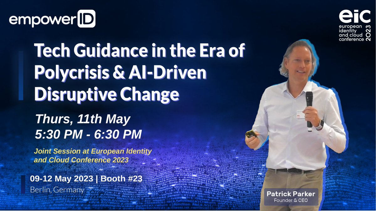 Join leading tech analysts at #EIC2023 to discuss the impact of AI-driven tech on people and businesses. Navigate challenges &amp; opportunities to help your organization succeed in a polycrisis era of change &amp; disruption. #ChatGPT #AIDisruption

Read More: bit.ly/3L5JjB2