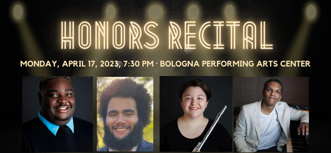DeltaStateMusic's tweet photo. DSU Music: Honors Recital tonight at 7:30! 
Join us on Monday, April 16 in the BPAC to celebrate performance, scholarship, alumni achievement, and program support! 
More music news: https://t.co/CpLiZkpNaE https://t.co/tStH5vTfkn