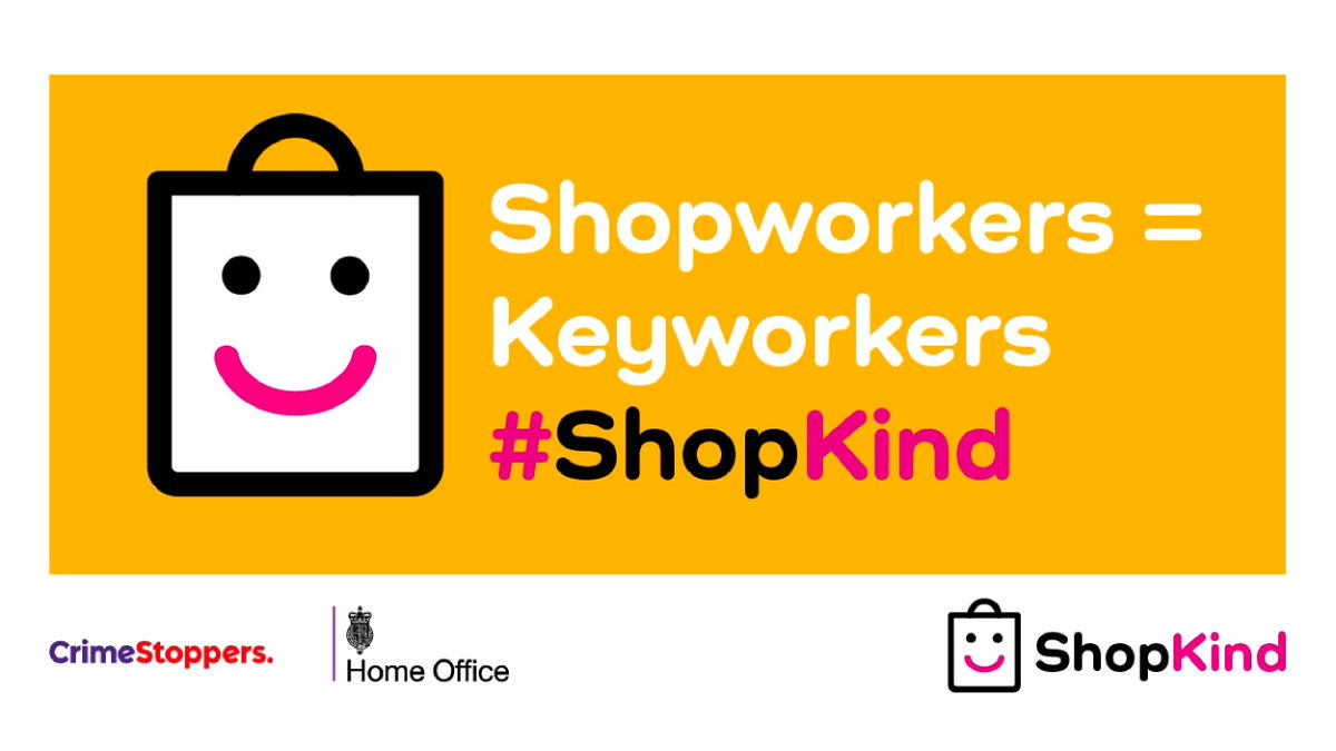 Violence or abuse directed against shop workers, or anyone in the business sector, is completely unacceptable. They provide critical services and are at the heart of our community and our neighbourhoods. Please remember to #ShopKind