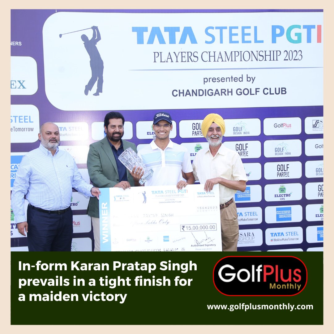 In-form Karan Pratap Singh prevails in a tight finish for a maiden victory
For More Information
call:- +91 9811457878

Visit Our Website👉golfplusmonthly.com

#GolfPlusMonthly #sports #golf #golflife #golfswing #golfing #golfer #golfstagram #InternationalSeries #whereitsAT