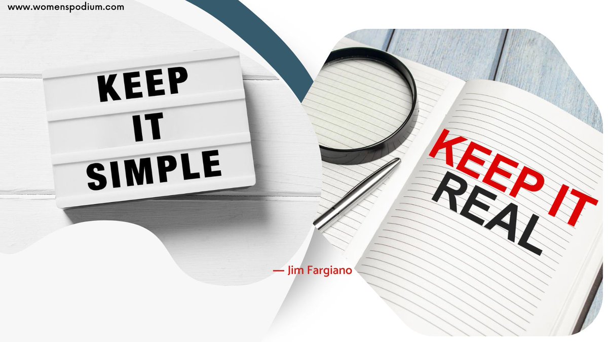 WomensPodium's tweet photo. “Keep it simple and keep it real." ― Jim Fargiano

#simplicity #simpleliving #bereal #berealwithyourself #simple #real #realitycheck #lifequotes #motivationalquotes #womenspodium #inspirationalquotes #motivatingquotes #quotes #quotesaboutlife https://t.co/f8NafHdQJ6