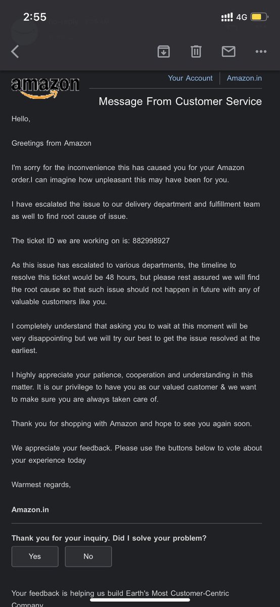 itsdheerajpal's tweet photo. I was supposed to get my order by 15/04/2023. And till date i have not received the package. Already contacted customer support and they are just giving false timeline every time.And the worst part is they have not attempted delivery again @AmazonHelp @amazonIN @PMOIndia https://t.co/8I5BJMZSDw