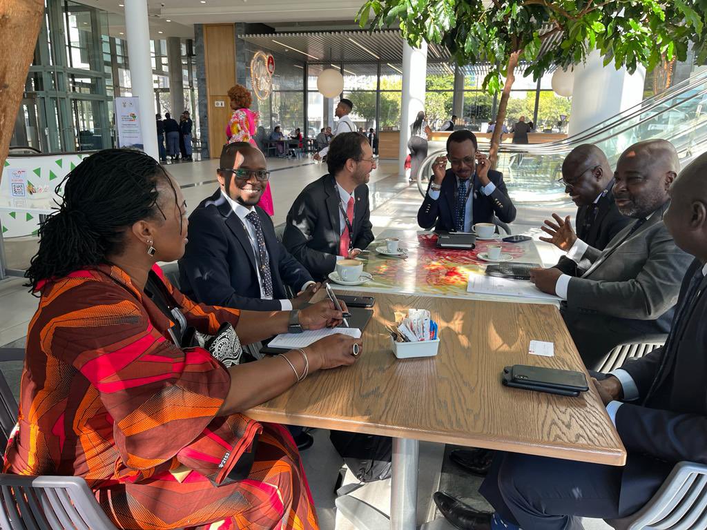 nhermog's tweet image. @ARSO_1977 together with @ProfAlexDodoo ARSO’s president, on the side line of the @AfCFTA Business forum, we had a good meeting with @ISOSecGen ISO SG, among others participation of ARSO members in the ISO’s standards development was discussed