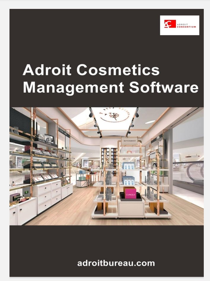 AdroitConsorti1's tweet image. Wondering how to manage your business? Adroit Bureau has customized information management systems for  all businesses. Here&apos;s an ERP for managing the operation of a cosmetic company. Contact adroit consortium on 0508805774 for more information!.#adroiterp #onesoftware #cosmetics