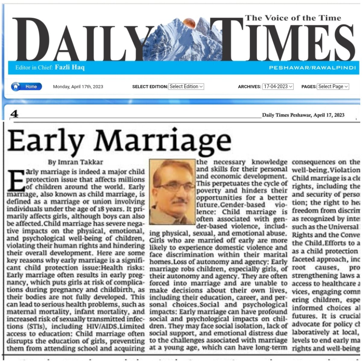 It is crucial to raise awareness, advocate for policy changes, and work collaboratively at local, national, and global levels to end #EarlyMarriage and protect the rights and well-being of all children.