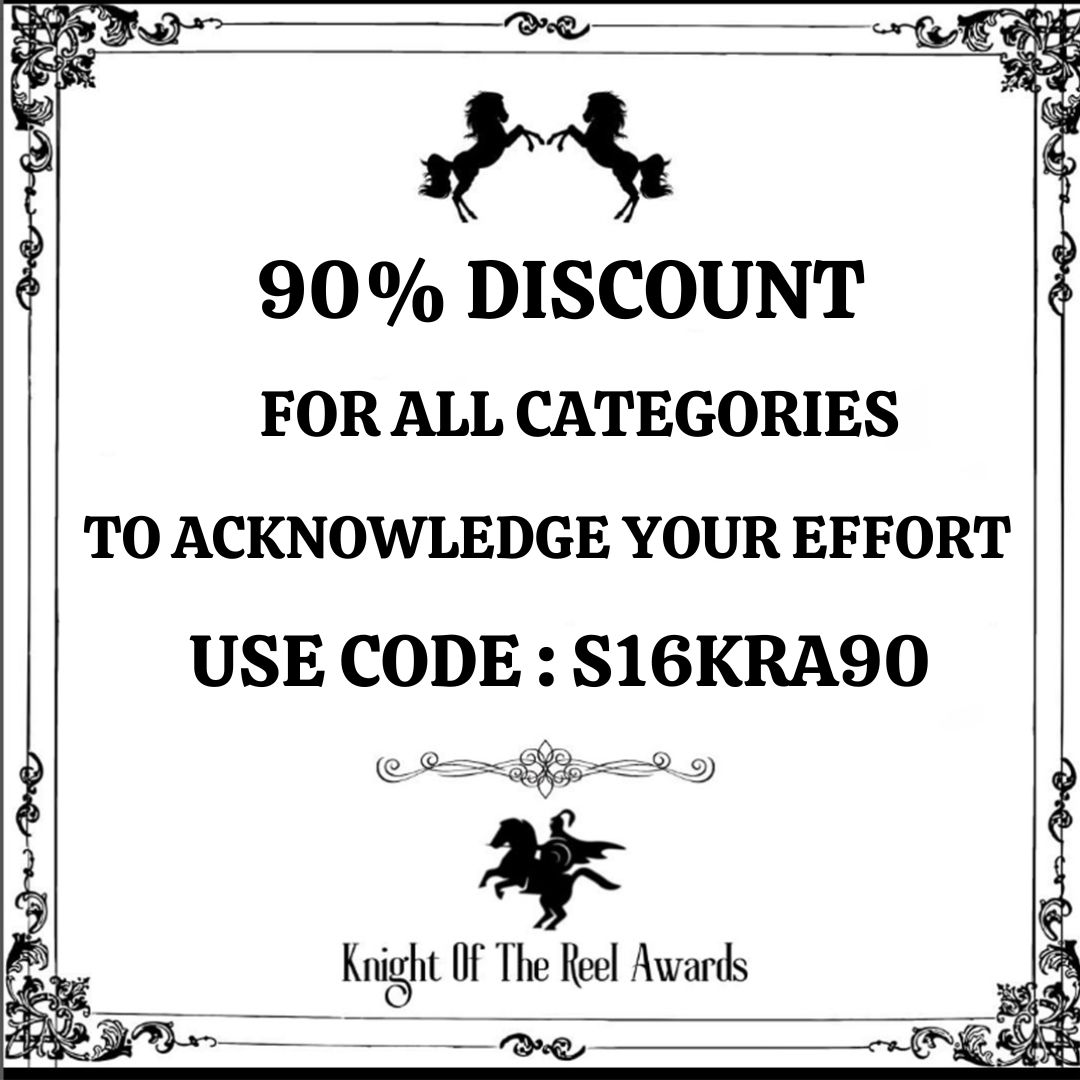 𝐊𝐧𝐢𝐠𝐡𝐭 𝐎𝐟 𝐭𝐡𝐞 𝐑𝐞𝐞𝐥 𝐀𝐰𝐚𝐫𝐝𝐬 𝐂𝐚𝐥𝐥𝐬 𝐅𝐨𝐫 𝐒𝐮𝐛𝐦𝐢𝐬𝐬𝐢𝐨𝐧𝐬 !
𝐒𝐮𝐛𝐦𝐢𝐬𝐬𝐢𝐨𝐧 𝐋𝐢𝐧𝐤 : filmfreeway.com/KnightoftheRee…
𝐋𝐈𝐌𝐈𝐓𝐄𝐃 𝐏𝐄𝐑𝐈𝐎𝐃 𝐎𝐅𝐅𝐄𝐑 !
#reel #internationalrecognition #films #studentfilm #festivals #filmfreeway
