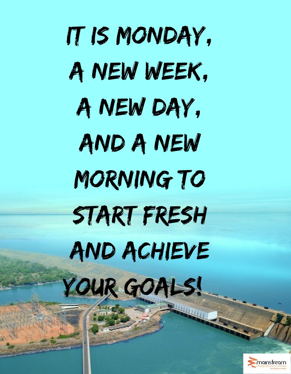 Officialmesl's tweet photo. #Mondaymotivation #ourbusinessispower #meslstrong #hydropower #electricity #powergeneration #Kainji #Jebba #dams #webelieve #iamthedifference #largestrenewableenergycompany #westafrica https://t.co/fPrzTsErca