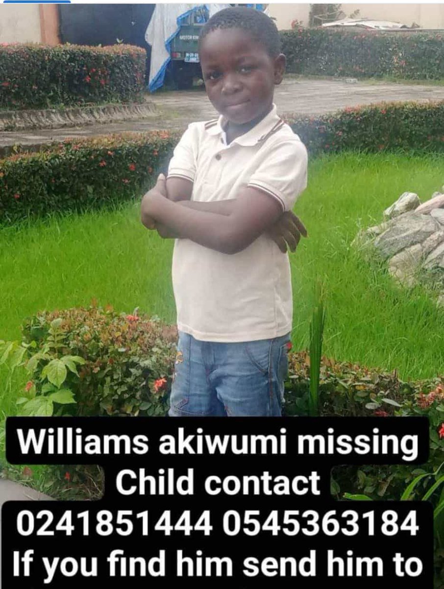 Kindly help us find him

Retweet PLEASE 🙏🏾