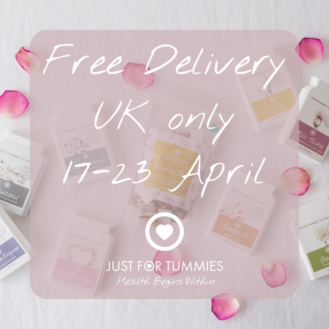 justfortummies's tweet image. Free delivery on all orders, no matter how small. justfortummies.co.uk/digestive-heal… #supplementsthatwork