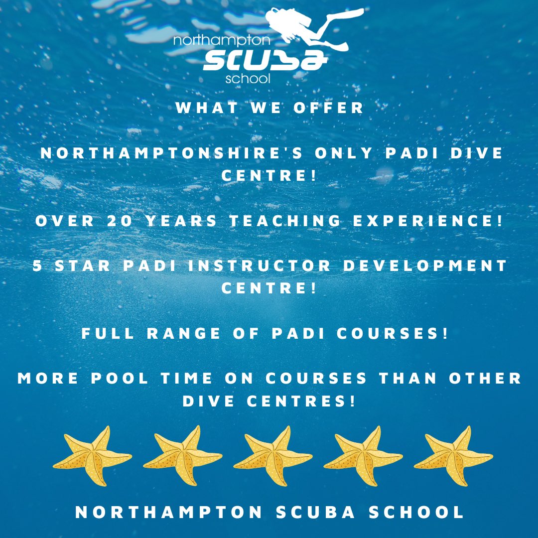 Scubanuts3's tweet photo. We are Northampton Scuba School, the only PADI dive centre in Northamptonshire!  We can take you from Beginner to Pro through expert tuition on our courses, &amp; offer more pool time to practice than other dive centres!  Join our Scubanuts Community to be part of our underwater fun! https://t.co/zUPL2FnN6C