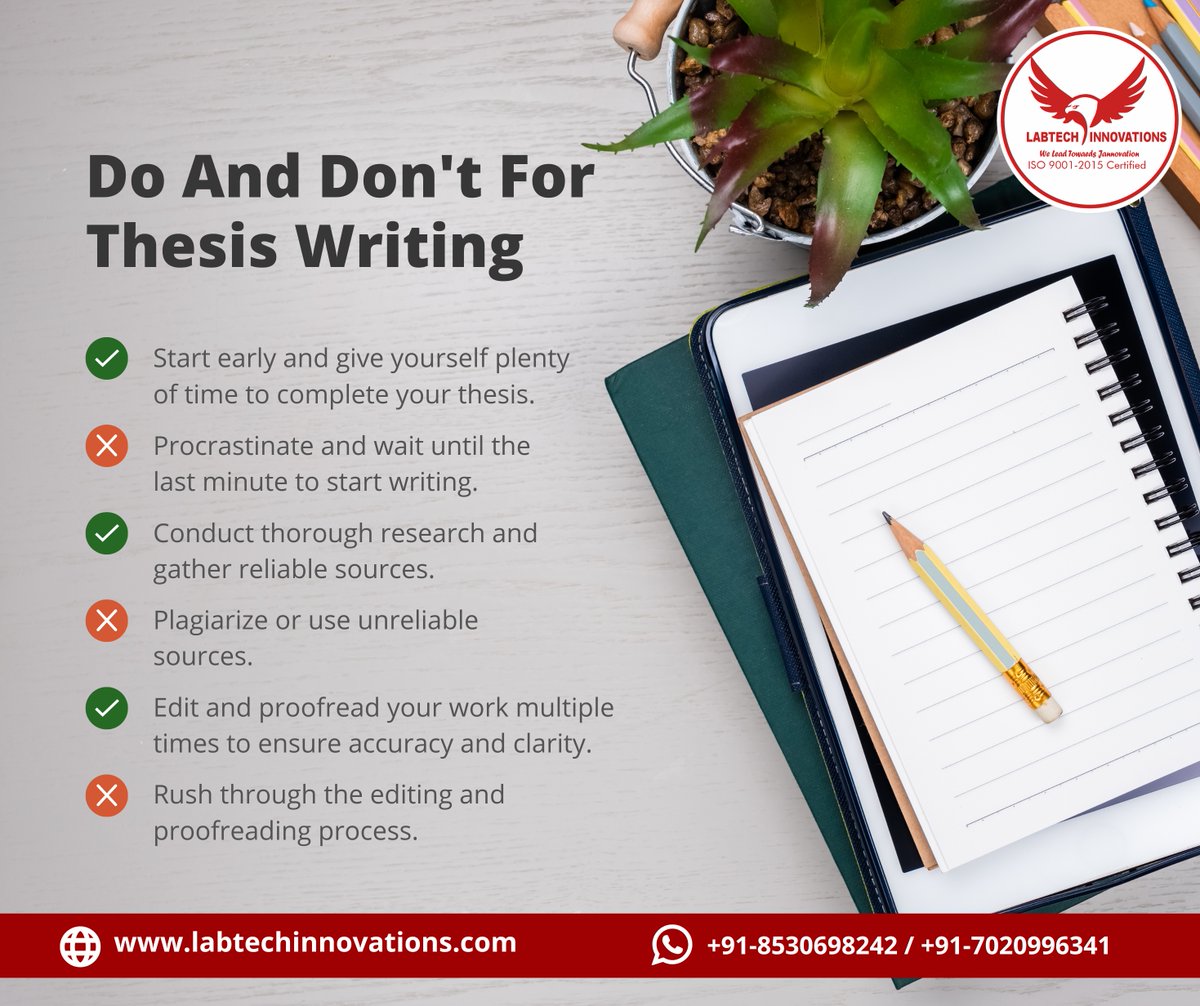 Are you working on your thesis? Check out these dos and don'ts to make the process smoother! #thesiswriting #thesis #thesistips #writing #thesiswritinghelp #dosanddonts #Thesiswriter #writingcommunity #writer #thesiswritingtips #thesiswritingservices #phdthesiswriting #PhD